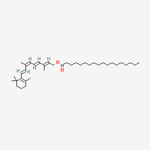 molecular formula C38H64O2 B589226 9-cis-Retinyl Stearate CAS No. 79299-77-7