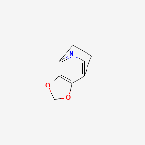 molecular formula C8H7NO2 B589234 3,5-Dioxa-8-azatricyclo[5.2.2.02,6]undeca-1(9),2(6),7-triene CAS No. 134082-75-0
