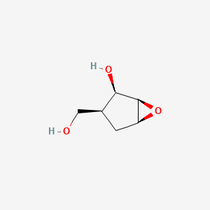molecular formula C6H10O3 B589244 (1R,2R,3S,5S)-3-(hydroxymethyl)-6-oxabicyclo[3.1.0]hexan-2-ol CAS No. 905580-84-9