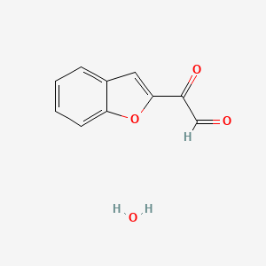 molecular formula C10H8O4 B589250 2-Benzofuranylglyoxal hydrate CAS No. 131922-15-1
