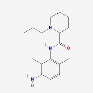 molecular formula C17H27N3O B589260 N-(3-氨基-2,6-二甲基苯基)-1-丙基哌啶-2-甲酰胺 CAS No. 247061-08-1