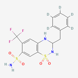 molecular formula C15H14F3N3O4S2 B589304 Bendroflumethiazide-d5 CAS No. 1330183-13-5