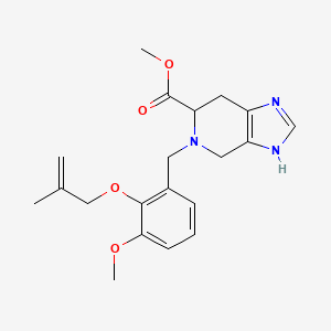 molecular formula C20H25N3O4 B5893225 methyl 5-{3-methoxy-2-[(2-methylprop-2-en-1-yl)oxy]benzyl}-4,5,6,7-tetrahydro-3H-imidazo[4,5-c]pyridine-6-carboxylate 