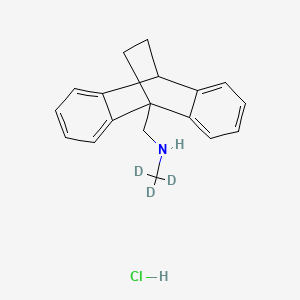 molecular formula C18H20ClN B589339 Benzoctamine-d3 Hydrochloride CAS No. 1329833-52-4