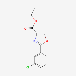 Ethyl 2-(3-chlorophenyl)oxazole-4-carboxylate