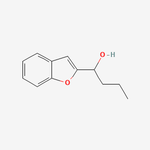 molecular formula C12H14O2 B589401 1-(1-Benzofuran-2-yl)butan-1-ol CAS No. 1342520-64-2