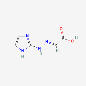 (2E)-[2-(1H-Imidazol-2-yl)hydrazinylidene]acetic acid