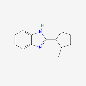 molecular formula C13H16N2 B589430 2-(2-Methylcyclopentyl)-1H-benzo[d]imidazole CAS No. 157324-45-3