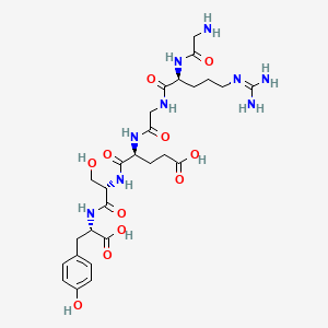 Glycyl-arginyl-glycyl-glutamyl-seryl-tyrosine