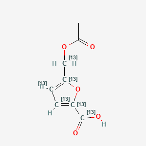 5-Acetoxymethyl-2-furancarboxylic Acid-13C6