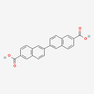 molecular formula C22H14O4 B589441 (2,2'-Binaphthalene)-6,6'-dicarboxylic acid CAS No. 932033-58-4