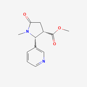 Methyl (2R,3S)-1-methyl-5-oxo-2-(pyridin-3-yl)pyrrolidine-3-carboxylate
