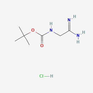 tert-Butyl (2-amino-2-iminoethyl)carbamate hydrochloride