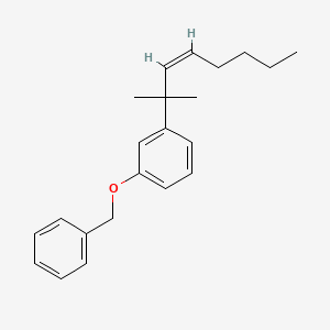 (Z)-1-(1,1-Dimethyl-2-heptenyl)-3-(benzyloxy)benzene