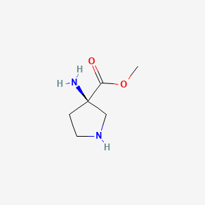 (R)-methyl 3-aminopyrrolidine-3-carboxylate
