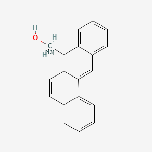 molecular formula C19H14O B589468 Benz[a]anthracene-7-methanol-13C 