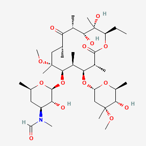 molecular formula C38H67NO14 B589474 N-Demethyl-N-formyl Clarithromycin CAS No. 127140-69-6