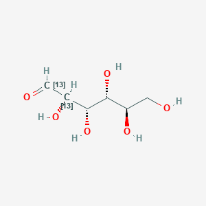 molecular formula C6H12O6 B589480 D-Glucose-13C2-4 CAS No. 138079-87-5