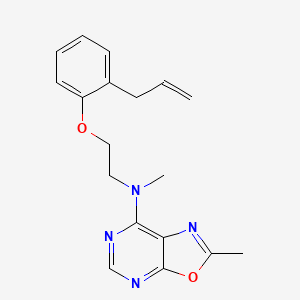 molecular formula C18H20N4O2 B5894935 N-[2-(2-allylphenoxy)ethyl]-N,2-dimethyl[1,3]oxazolo[5,4-d]pyrimidin-7-amine 