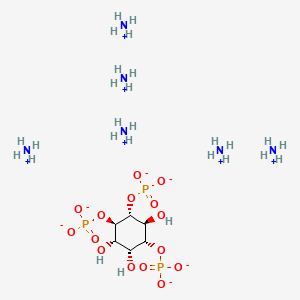 molecular formula C6H33N6O15P3 B589504 DL-myo-Inositol 1,4,5-Trisphosphate Hexaammonium Salt CAS No. 112571-68-3
