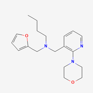 molecular formula C19H27N3O2 B5895272 N-(2-furylmethyl)-N-[(2-morpholin-4-ylpyridin-3-yl)methyl]butan-1-amine 