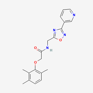 molecular formula C19H20N4O3 B5895364 N-[(3-pyridin-3-yl-1,2,4-oxadiazol-5-yl)methyl]-2-(2,3,6-trimethylphenoxy)acetamide 