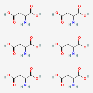 molecular formula C4H7NO4 B589551 Hexaaspartic acid CAS No. 145224-96-0
