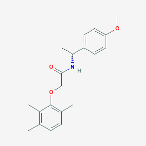 molecular formula C20H25NO3 B5895787 N-[(1R)-1-(4-methoxyphenyl)ethyl]-2-(2,3,6-trimethylphenoxy)acetamide 