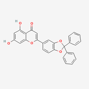 molecular formula C28H18O6 B589581 3,4-Diphenylmethylidene Luteolin CAS No. 1201808-21-0