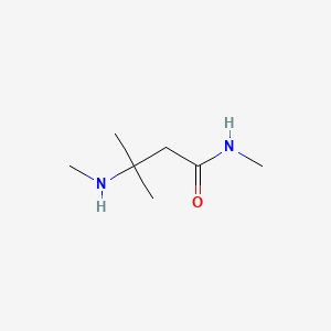 N,3-dimethyl-3-(methylamino)butanamide