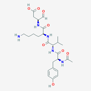 molecular formula C26H39N5O8 B589602 Ac-Tyr-Val-Lys-Asp-aldehyde 
