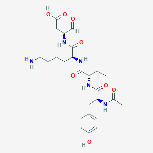 Ac-Tyr-Val-Lys-Asp-aldehyde (pseudo acid)