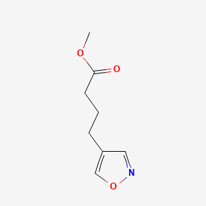 molecular formula C8H11NO3 B589606 Methyl 4-(1,2-oxazol-4-yl)butanoate CAS No. 141679-50-7