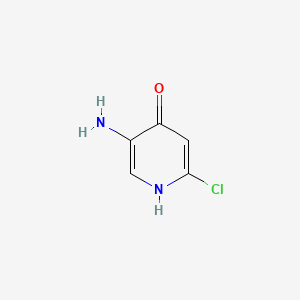 molecular formula C5H5ClN2O B589608 5-Amino-2-chloropyridin-4-ol CAS No. 138084-66-9