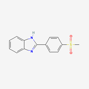 2-[4-(Methanesulfonyl)phenyl]-1H-benzimidazole