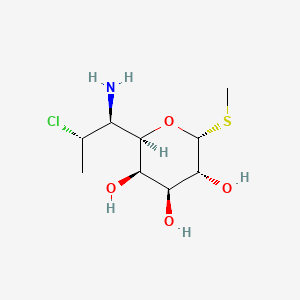(2R,3R,4S,5R,6R)-2-[(1S,2S)-1-amino-2-chloropropyl]-6-(methylsulfanyl)oxane-3,4,5-triol