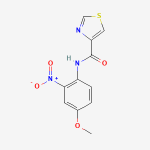 N-(4-Methoxy-2-nitrophenyl)-4-thiazolecarboxamide
