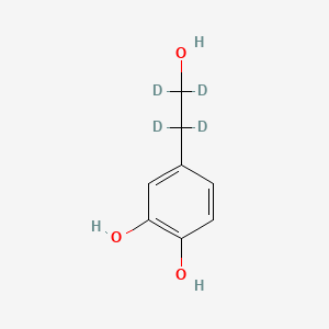 molecular formula C8H10O3 B589625 Hydroxytyrosol-d4 CAS No. 1330260-89-3