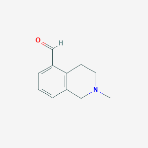 2-Methyl-1,2,3,4-tetrahydroisoquinoline-5-carbaldehyde