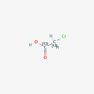 molecular formula C2H3ClO2 B589660 Chloroacetic acid-13C2 CAS No. 1839-15-2