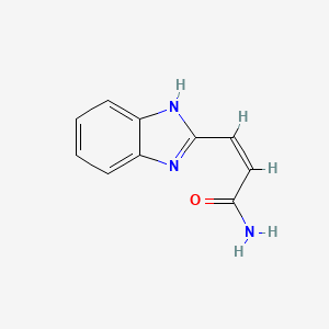 molecular formula C10H9N3O B589695 (Z)-3-(1H-benzimidazol-2-yl)prop-2-enamide CAS No. 152935-62-1