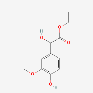 molecular formula C11H14O5 B589712 Vanillylmandelic Acid Ethyl Ester CAS No. 52058-11-4