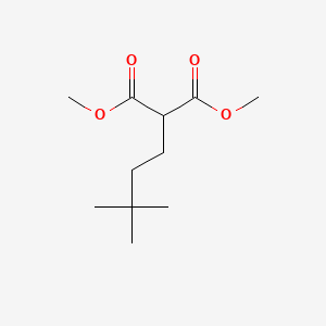molecular formula C11H20O4 B589713 Dimethyl 2-(3,3-dimethylbutyl)propanedioate CAS No. 153742-13-3