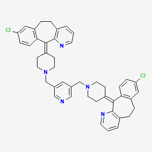 molecular formula C45H43Cl2N5 B589718 Rupatadine Impurity C CAS No. 1224515-72-3