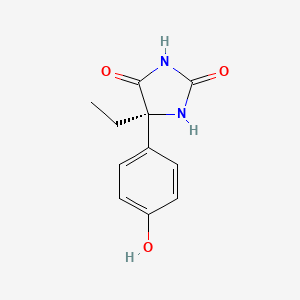 molecular formula C11H12N2O3 B589735 (S)-5-(4-Hydroxyphenyl)-5-ethylhydantoin CAS No. 65567-35-3
