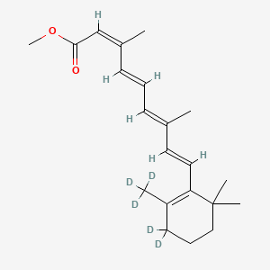 molecular formula C21H30O2 B589739 13-cis Retinoic Acid-d5 Methyl Ester CAS No. 1331666-29-5