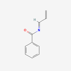 B589741 N-[(1E)-Prop-2-en-1-ylidene]benzamide CAS No. 136911-51-8