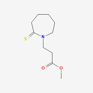 molecular formula C10H17NO2S B589744 Methyl 3-(2-sulfanylideneazepan-1-yl)propanoate CAS No. 125627-72-7