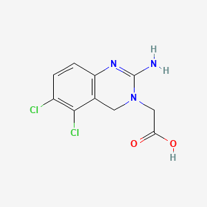 (2-Amino-5,6-dichloroquinazolin-3(4H)-yl)acetic acid