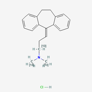 molecular formula C20H24ClN B589752 Amitriptyline-13C3 Hydrochloride CAS No. 1329837-86-6